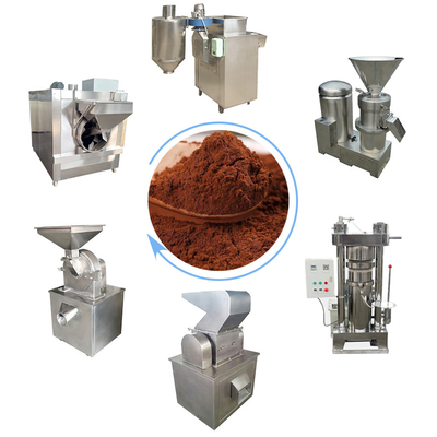 Auris Bean To Bar Chocolate Machine 300kg H آلة معالجة مسحوق الكاكاو
