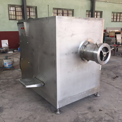 15 Kw مفرمة لحم مجمدة 5000 كجم / ساعة مفرمة لحوم البقر