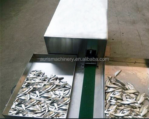 1800pcs / H آلات معالجة الأسماك فتح الظهر آلة قطع الأسماك Gutting نظيفة