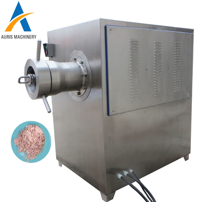 سحق اللحم البقري التجارية آلة طاحونة الأسماك الطازجة المجمدة 5.5KW
